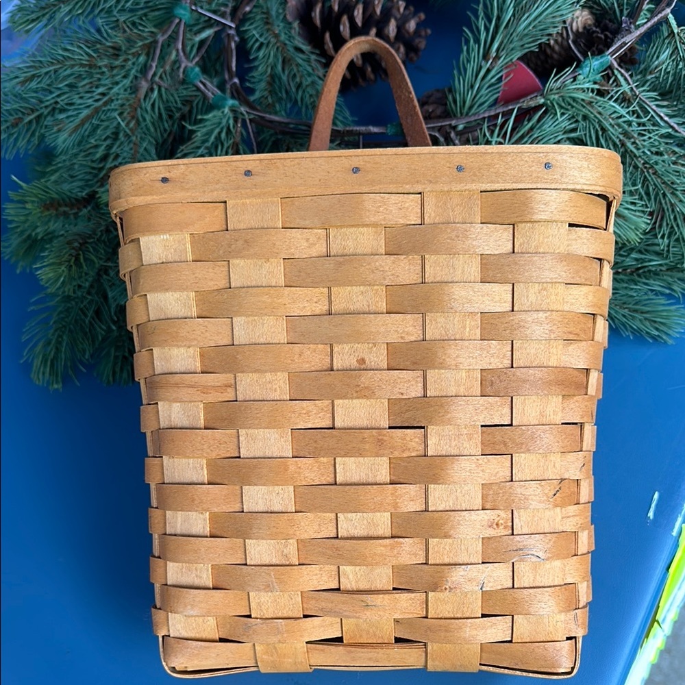Longaberger Tan Woven Basket